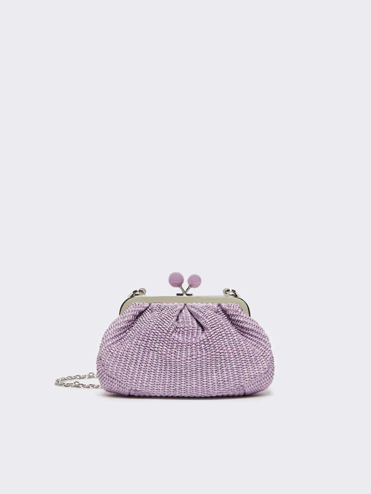 Small raffia-effect Pasticcino Bag - LILAC - Max Mara - 12