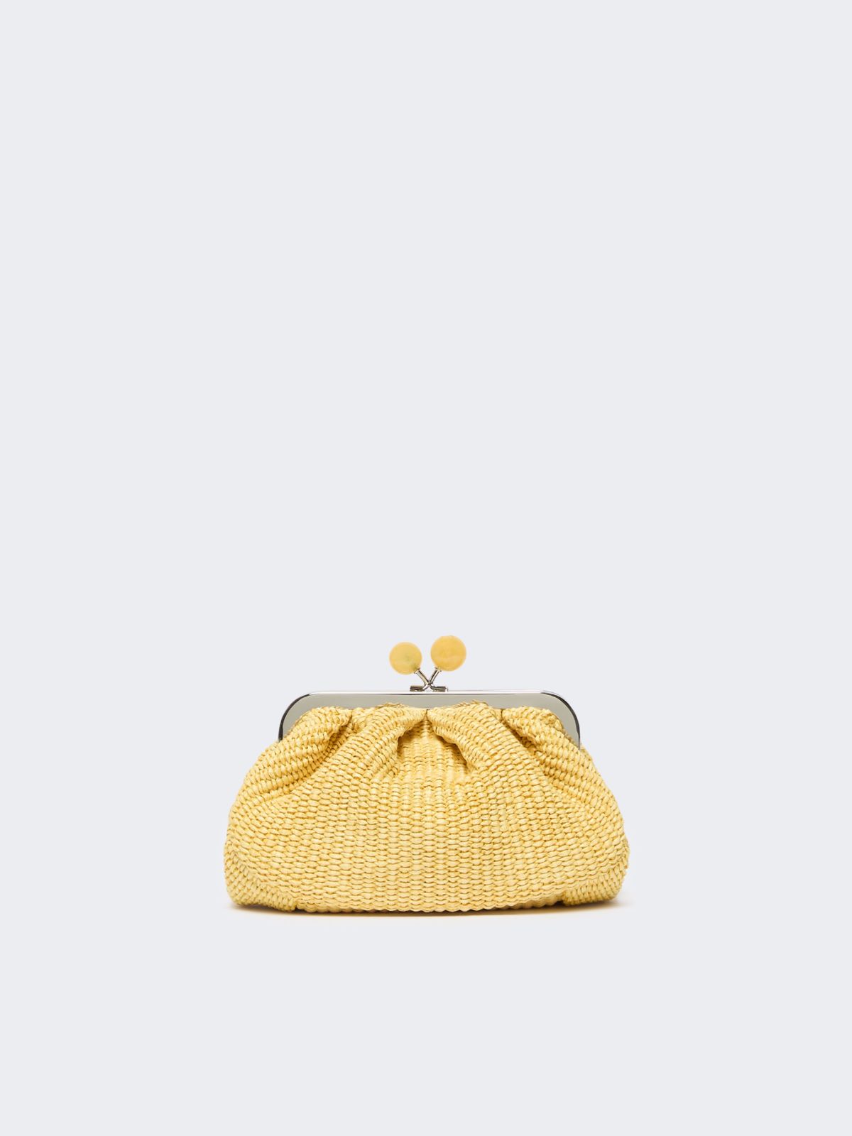 Small raffia-effect Pasticcino Bag - YELLOW - Max Mara - 3