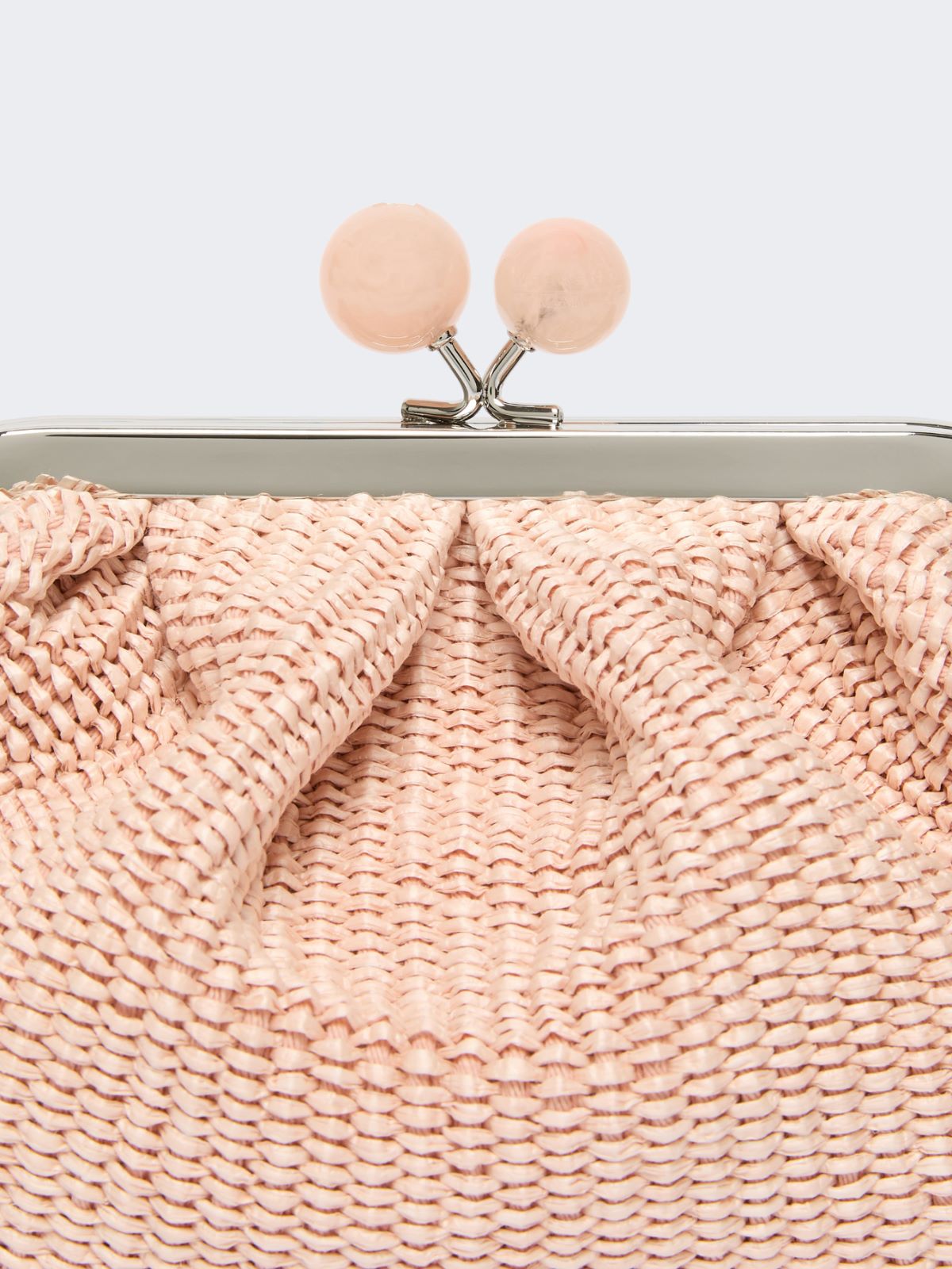 Pasticcino Bag pequeño efecto rafia - ROSA ANTIGUO - 4