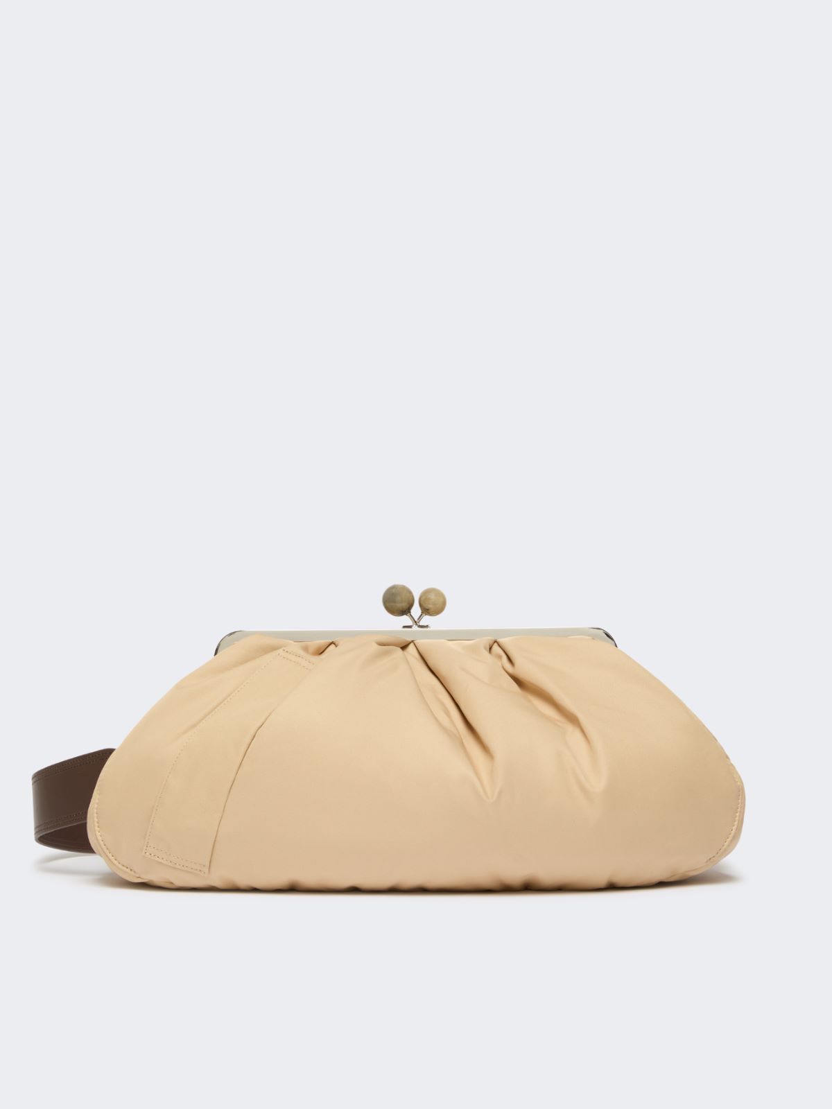 Extra-large padded technical gabardine Pasticcino Bag - BEIGE - Max Mara - 12