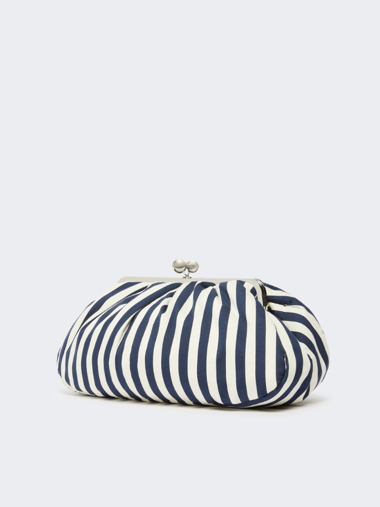 Large striped cotton Pasticcino bag - ULTRAMARINE - Max Mara - 2