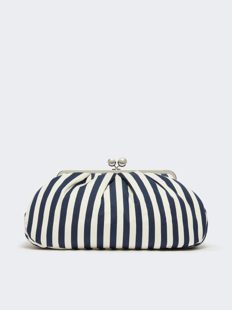 Large striped cotton Pasticcino bag - ULTRAMARINE - Max Mara - 3