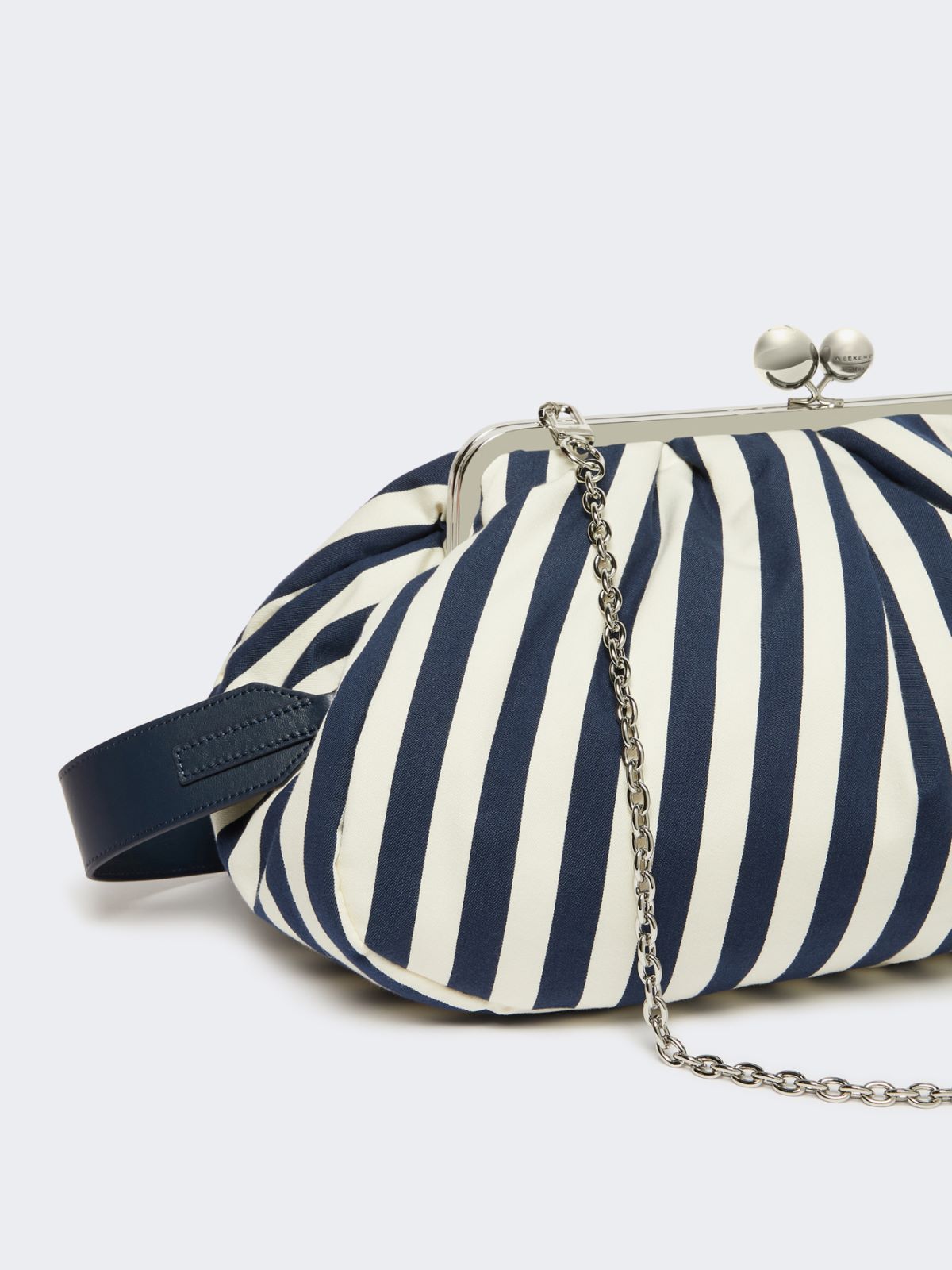 Large striped cotton Pasticcino bag - ULTRAMARINE - Max Mara - 3