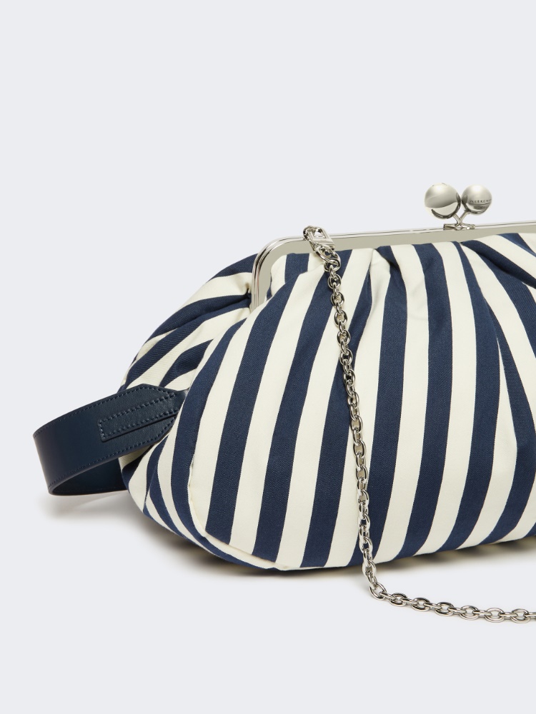 Large striped cotton Pasticcino bag - ULTRAMARINE - Max Mara - 3