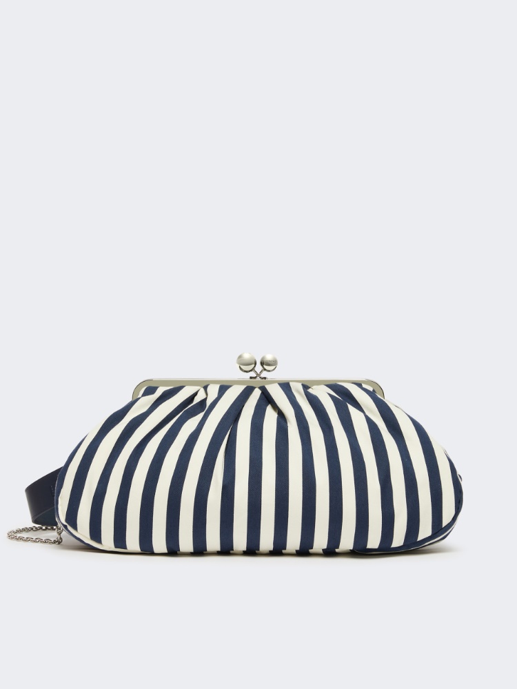 Large striped cotton Pasticcino bag - ULTRAMARINE - Max Mara