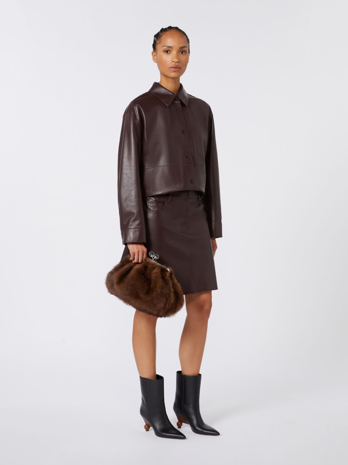 Medium sheepskin Pasticcino Bag - CARAMEL - Max Mara - 12