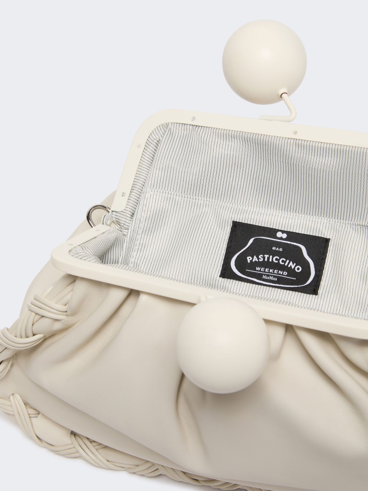 Medium Nappa leather Pasticcino Bag - IVORY - Max Mara - 6