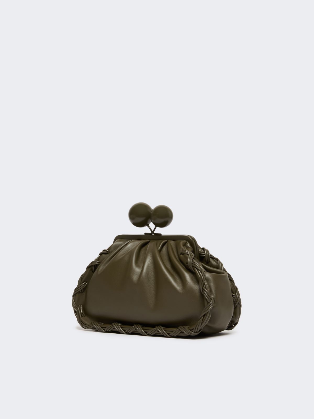 Medium Nappa leather Pasticcino Bag - KAKI - Max Mara - 6