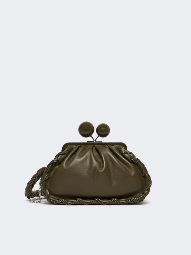Medium Nappa leather Pasticcino Bag - KAKI - Max Mara