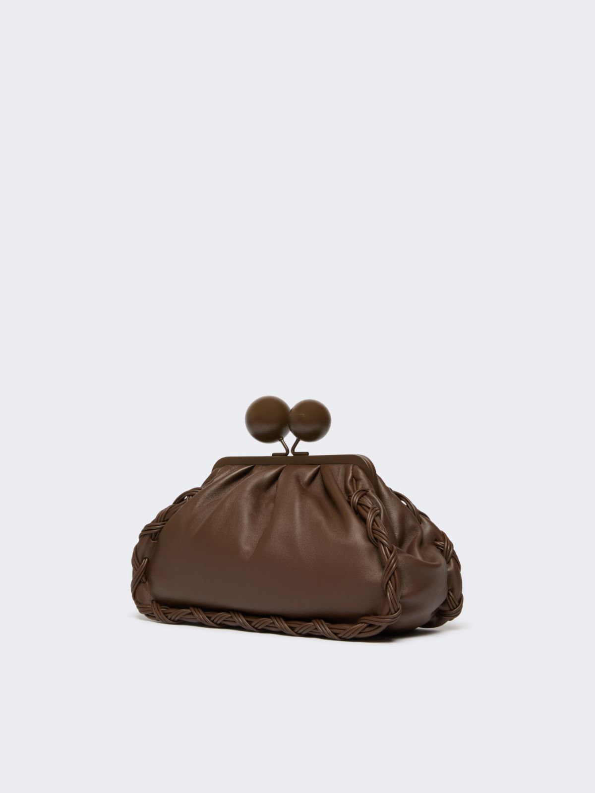 Medium Nappa leather Pasticcino Bag - BROWN - Max Mara - 5