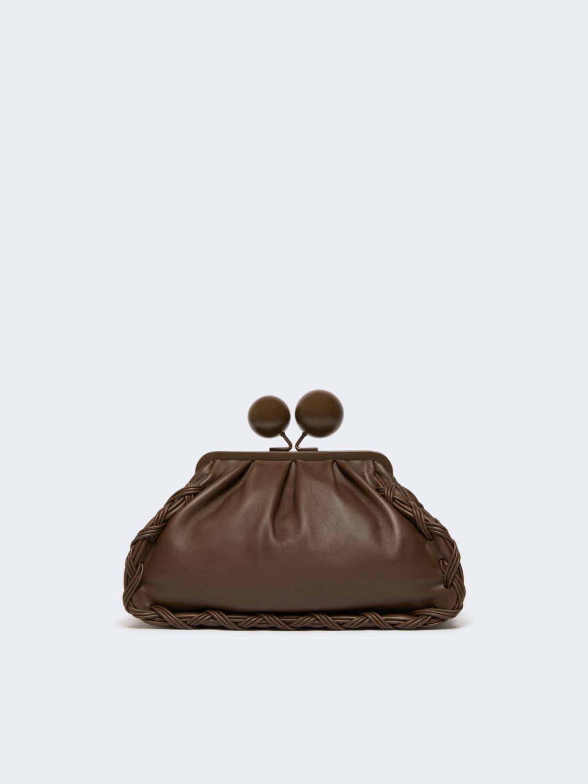 Medium Nappa leather Pasticcino Bag - BROWN - Max Mara - 9
