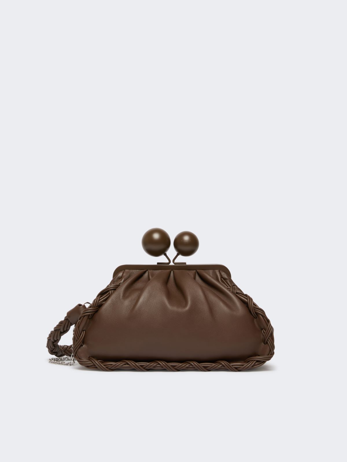 Medium Nappa leather Pasticcino Bag - BROWN - Max Mara - 5