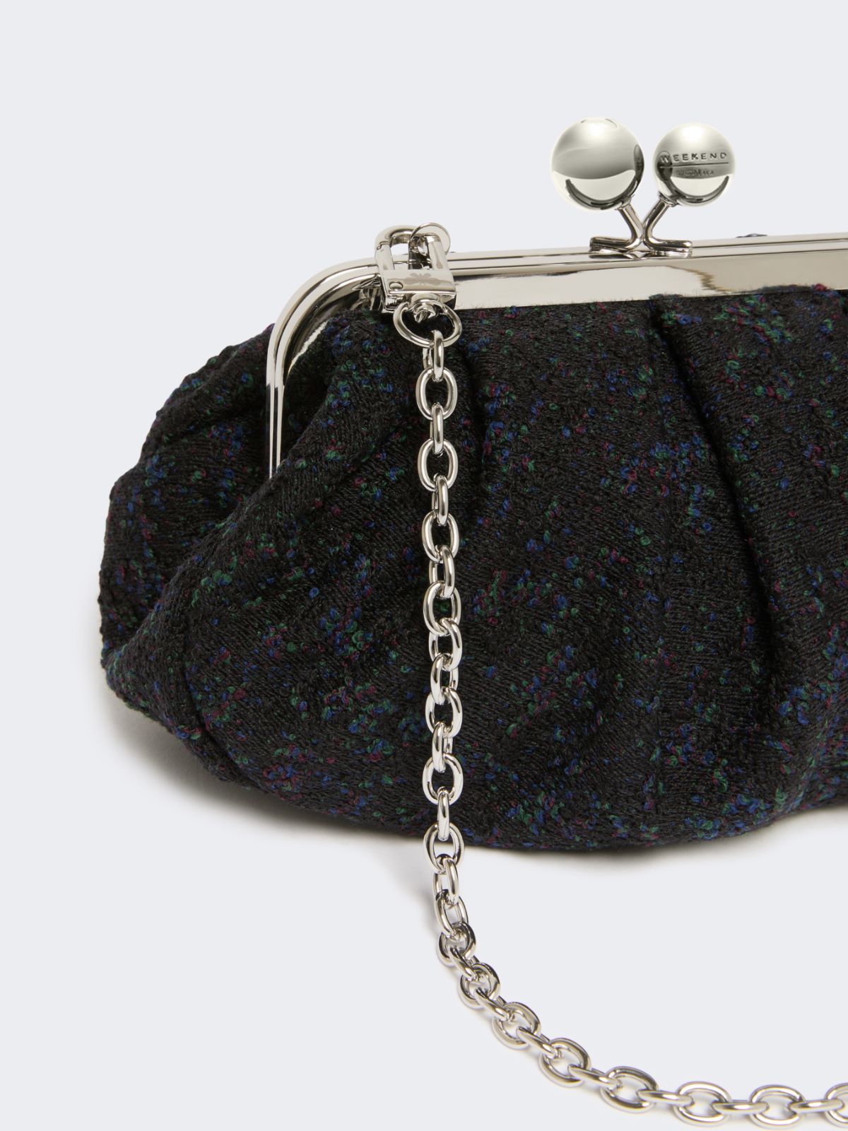 Pochette Pasticcino Bag small en laine bouclée - NOIR - Max Mara - 6