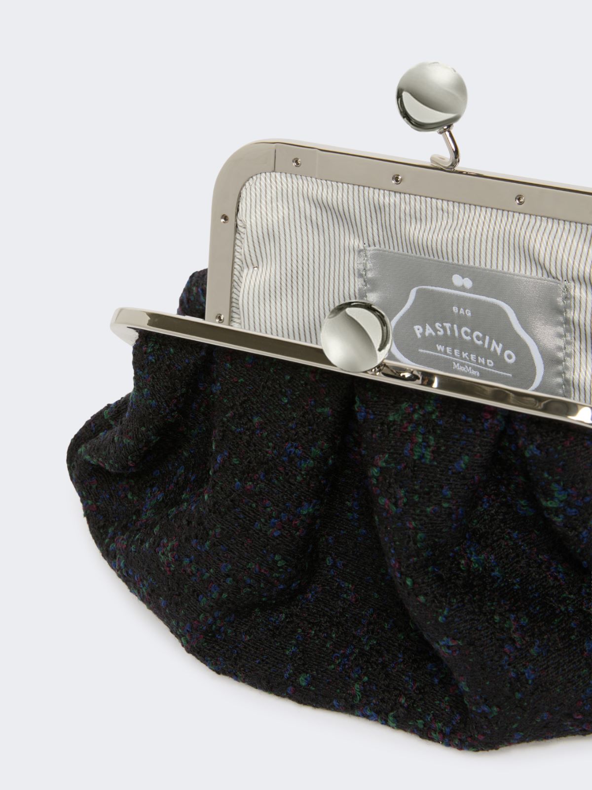 Pochette Pasticcino Bag small en laine bouclée - NOIR - Max Mara - 6