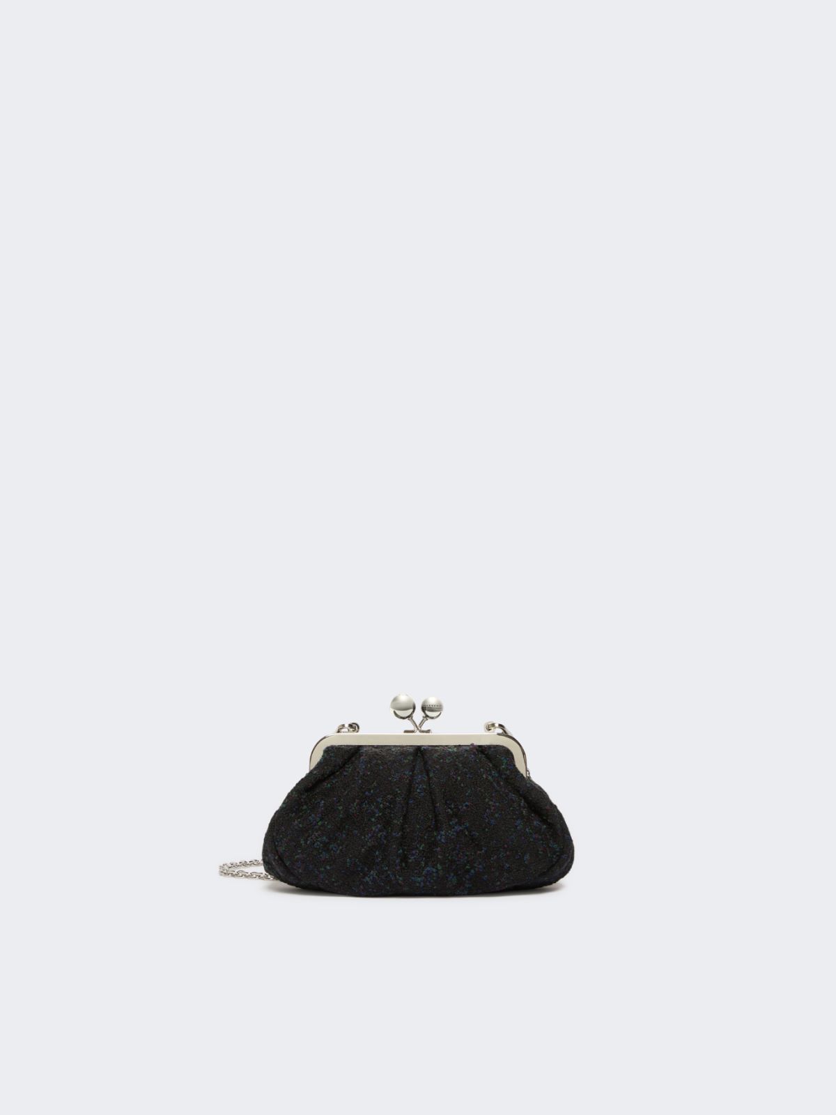 Pochette Pasticcino Bag small en laine bouclée - NOIR - Max Mara - 6
