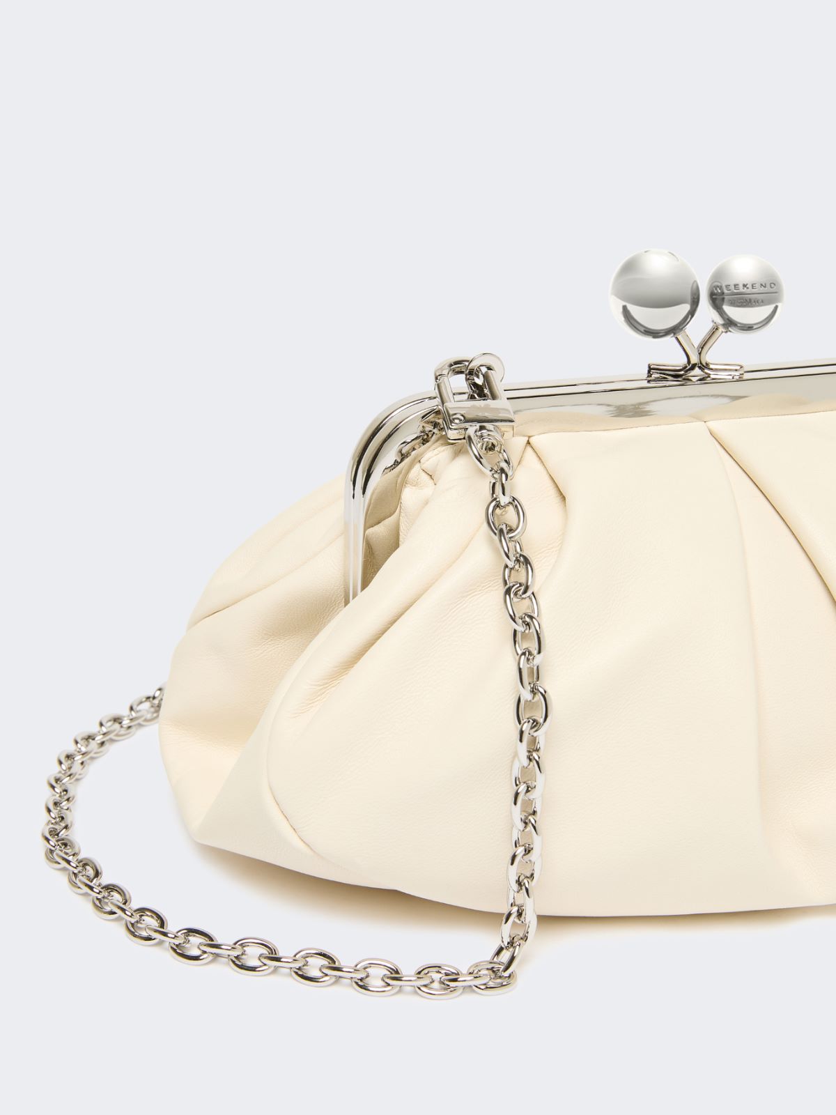 Small sheepskin Pasticcino Bag - IVORY - Max Mara - 5