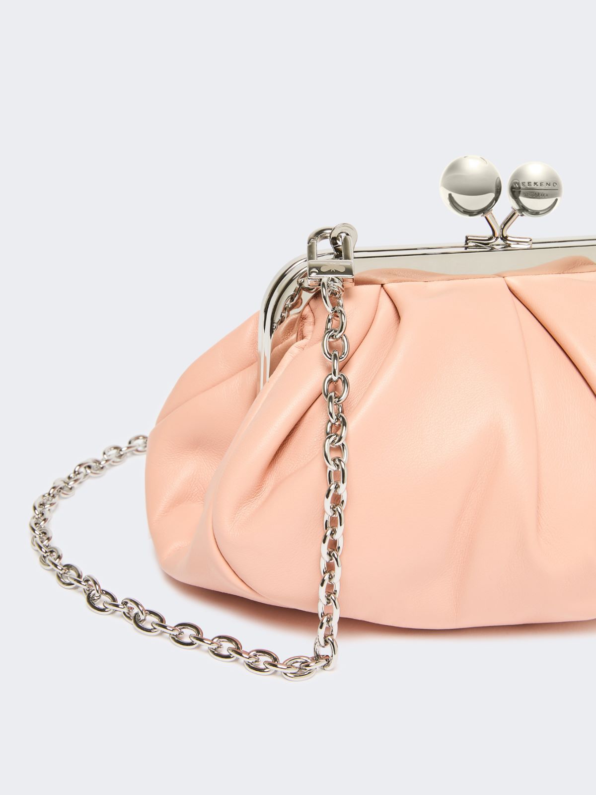 Small sheepskin Pasticcino Bag - ANTIQUE ROSE - Max Mara - 6