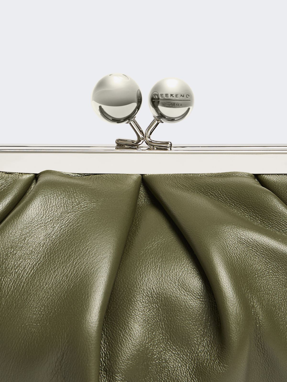 Small sheepskin Pasticcino Bag - DARK GREEN - Max Mara - 5