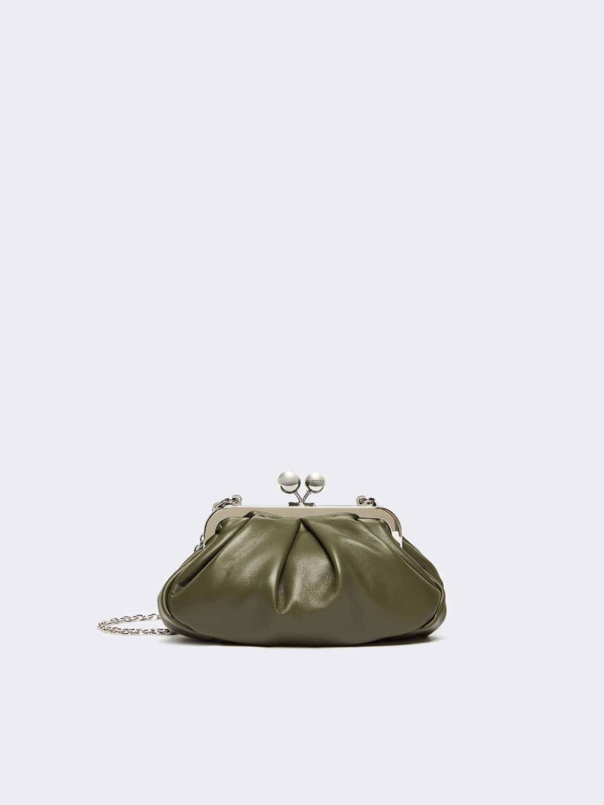 Small sheepskin Pasticcino Bag - DARK GREEN - Max Mara - 9