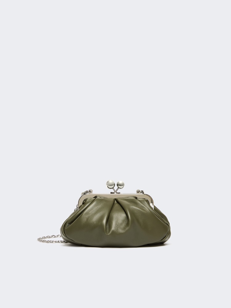 Small sheepskin Pasticcino Bag - DARK GREEN - Max Mara