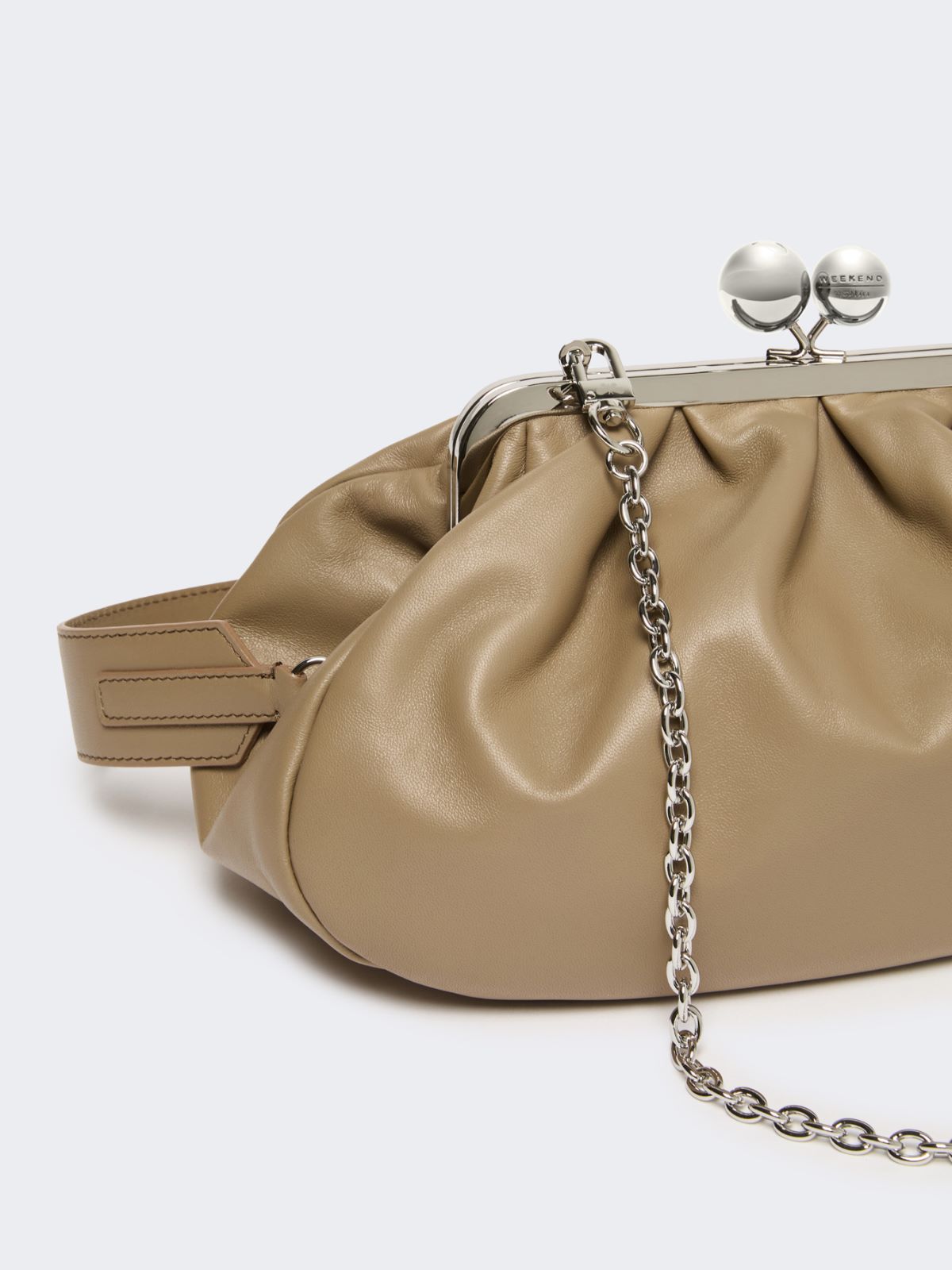 Medium sheepskin Pasticcino Bag - TURTLEDOVE - Max Mara - 6