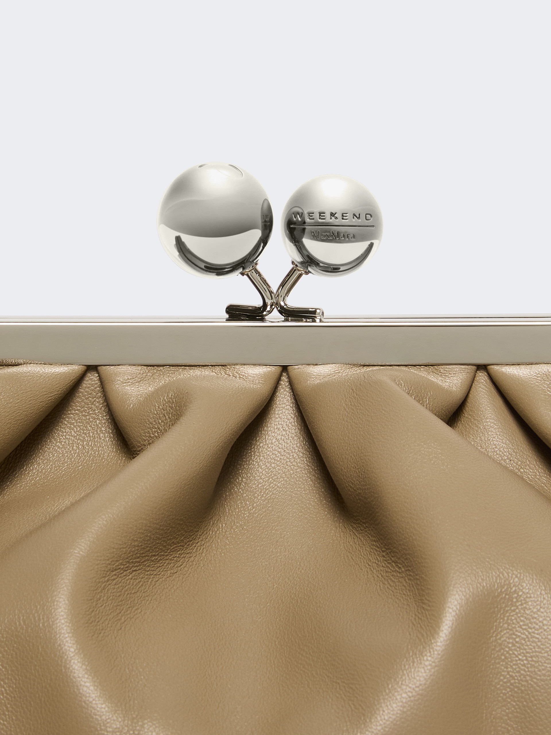 Medium sheepskin Pasticcino Bag - TURTLEDOVE - Max Mara - 4