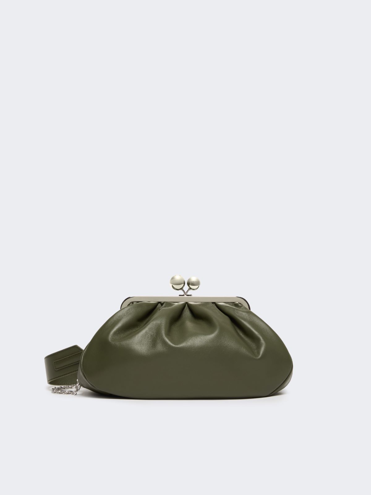 Medium sheepskin Pasticcino Bag - DARK GREEN - Max Mara - 12
