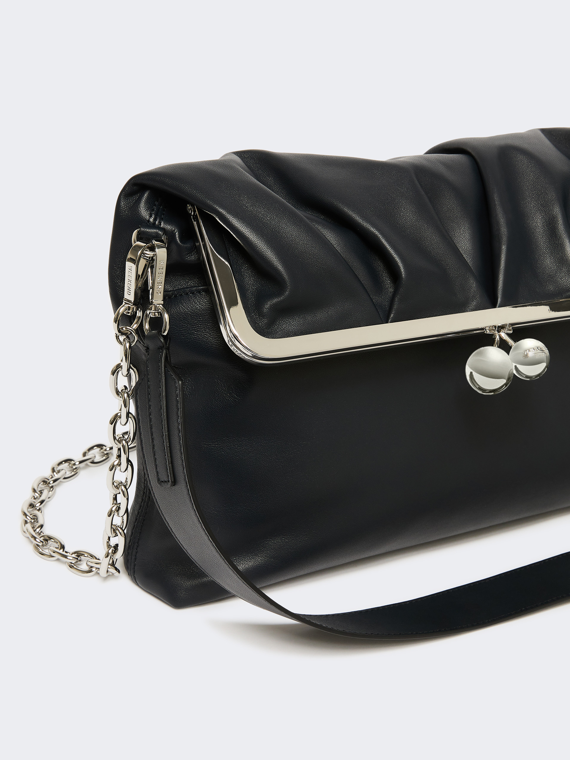 Shiny Nappa leather envelope Pasticcino Bag - ULTRAMARINE - Max Mara - 3