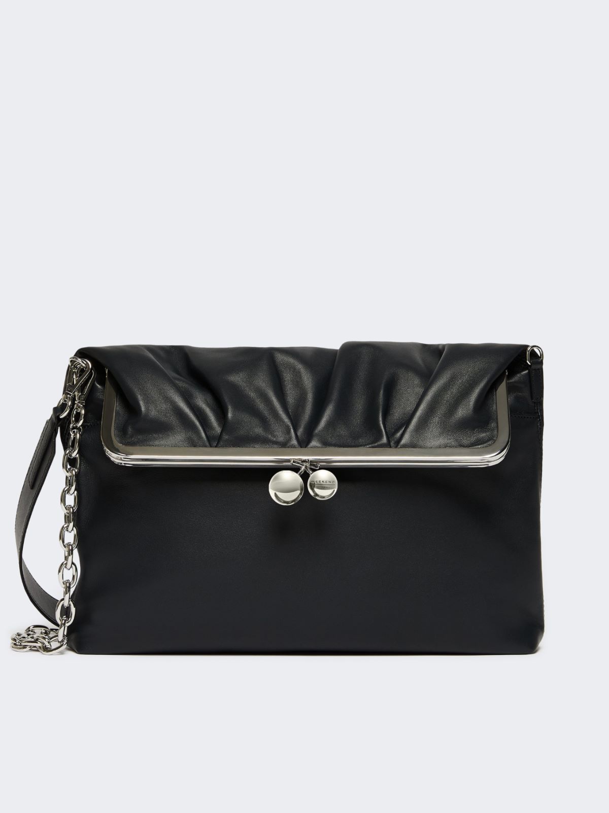 Shiny Nappa leather envelope Pasticcino Bag - ULTRAMARINE - Max Mara - 9