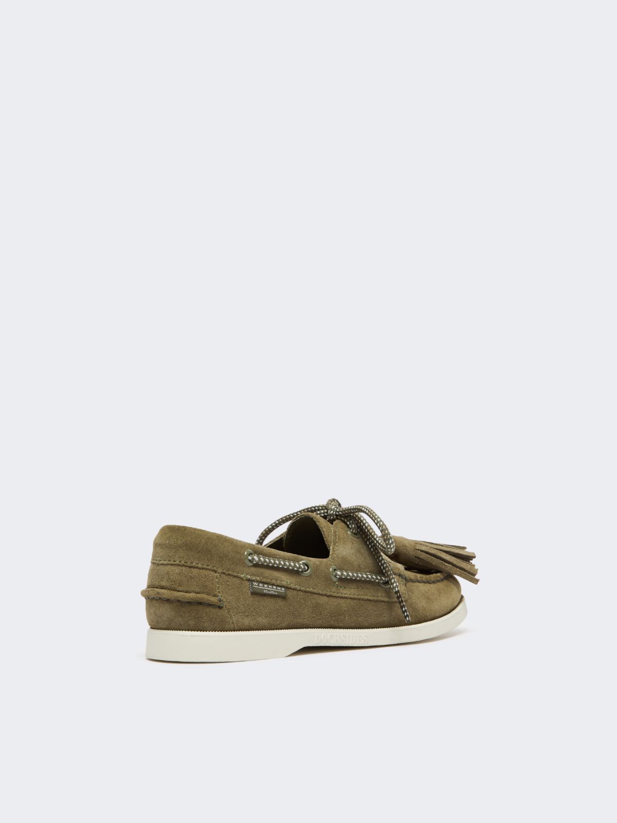 덕사이드 레더 보트슈즈 - KAKI - Max Mara - 3