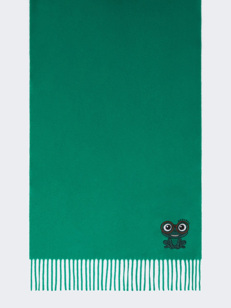 Wool and cashmere stole - EMERALD - Max Mara