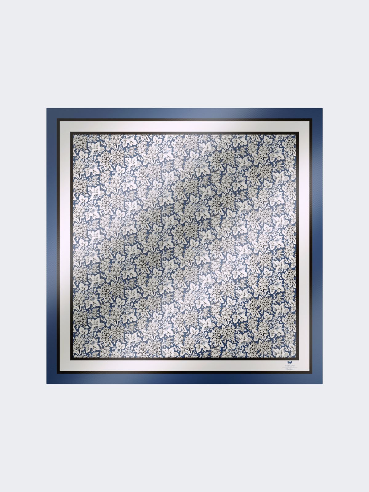 Printed silk foulard - CHINA BLUE - Max Mara