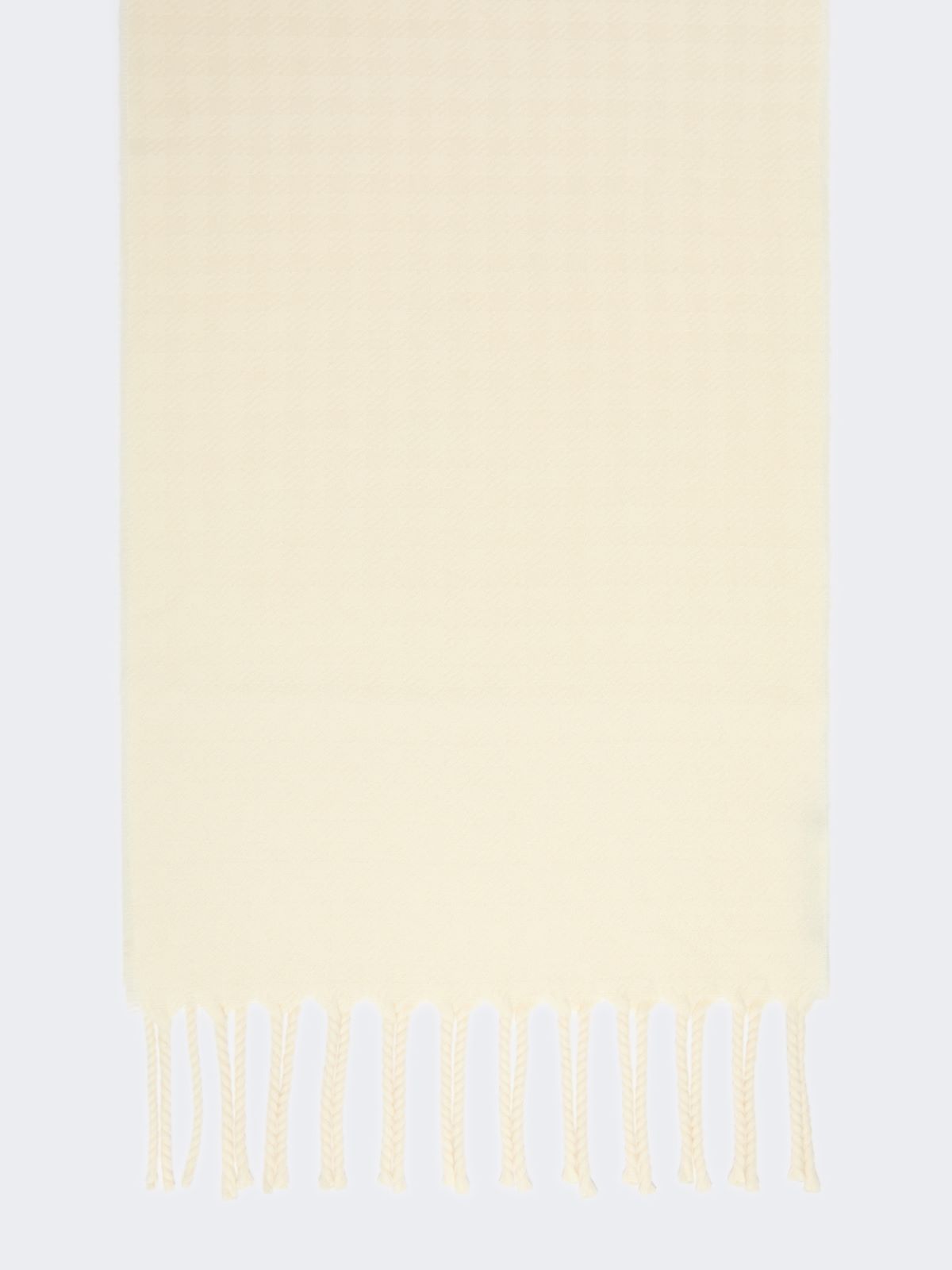 Jacquard wool stole - IVORY - Max Mara - 6