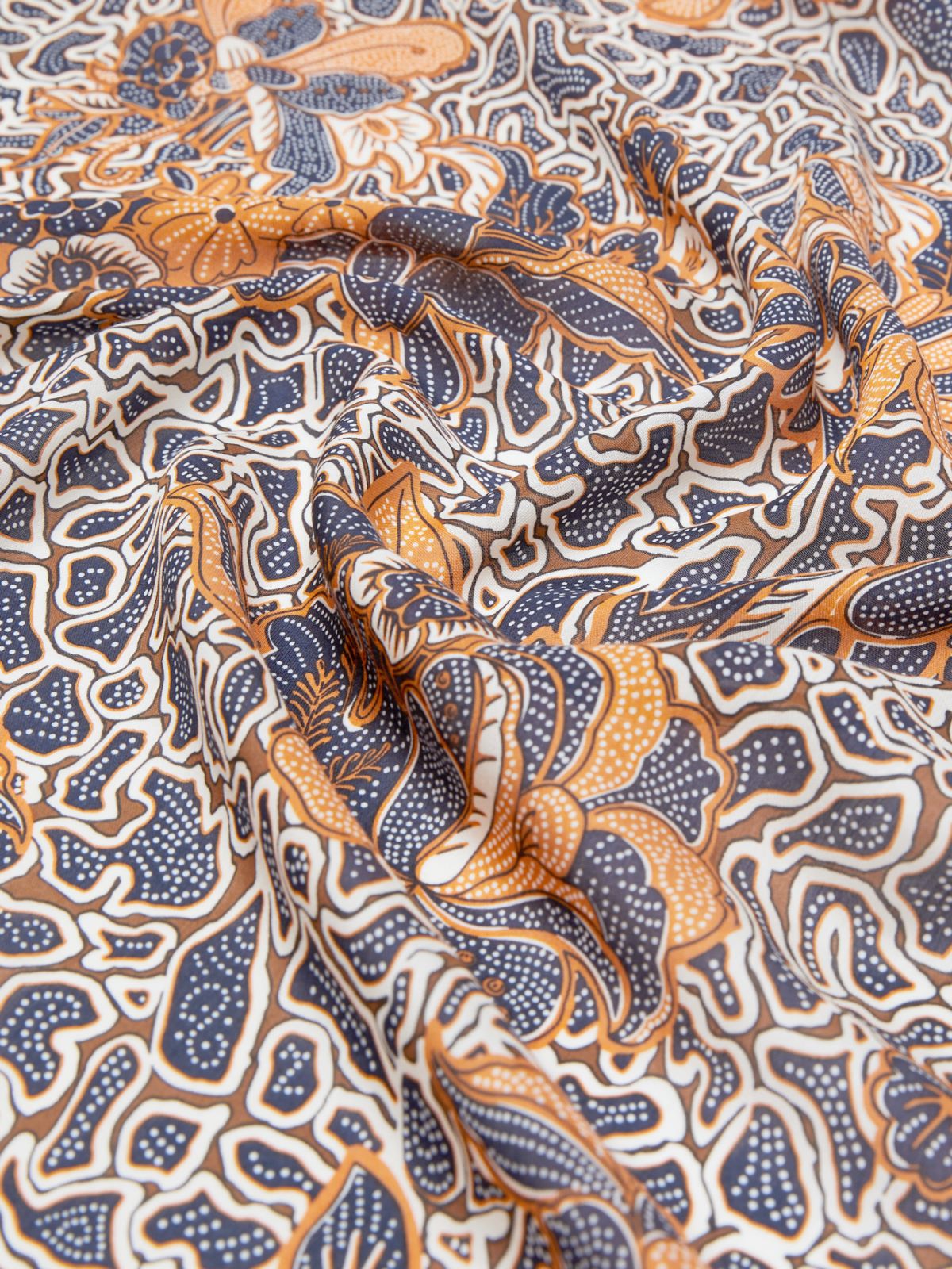 Maxi carré in modal e seta - BLU MARINO - Max Mara - 3