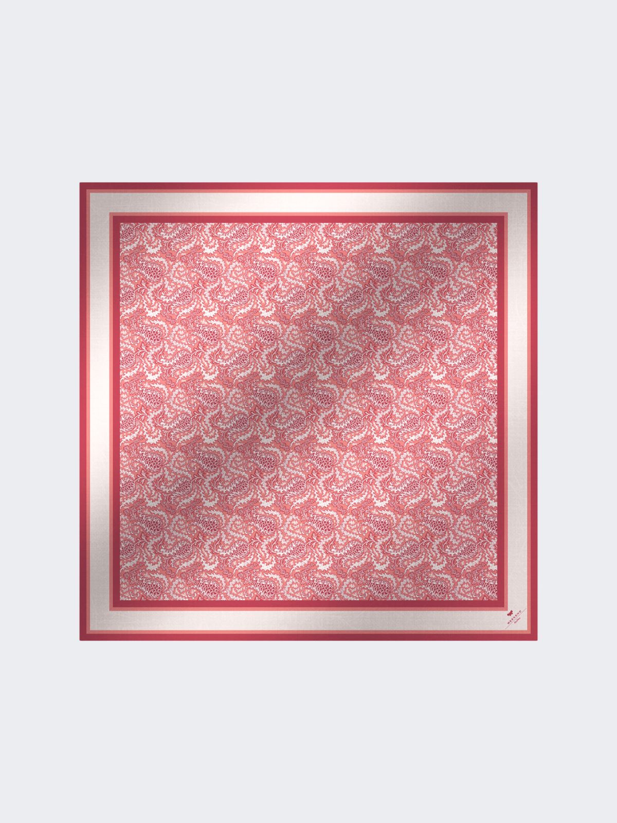 Modal and silk maxi square - SALMON - Max Mara