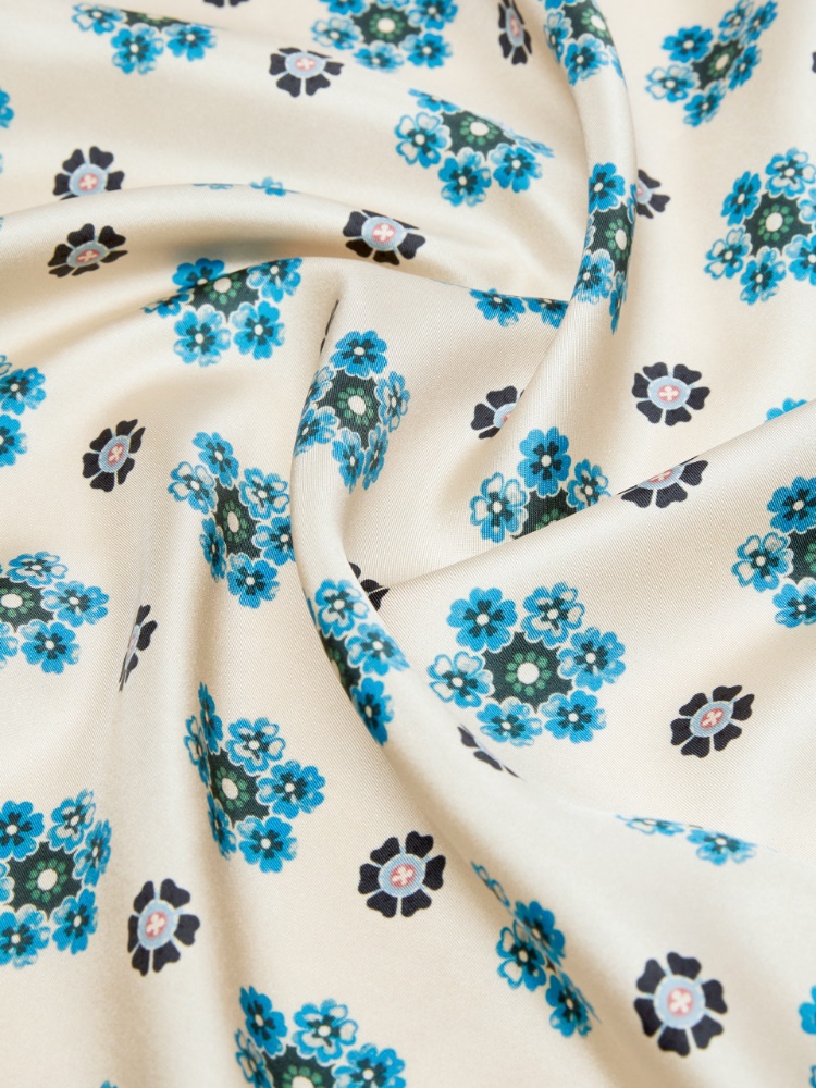 Printed silk twill foulard - BEIGE PINK - Max Mara - 3