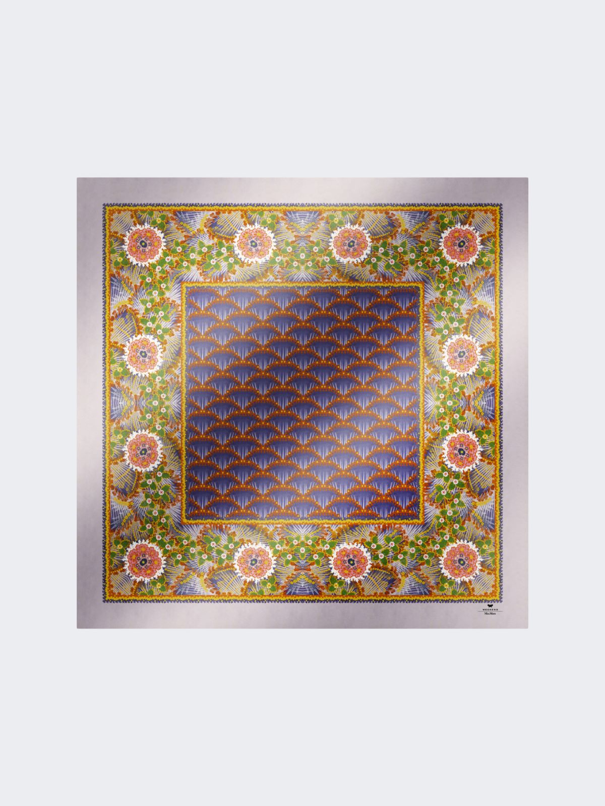 Printed silk twill foulard - LILAC - Max Mara