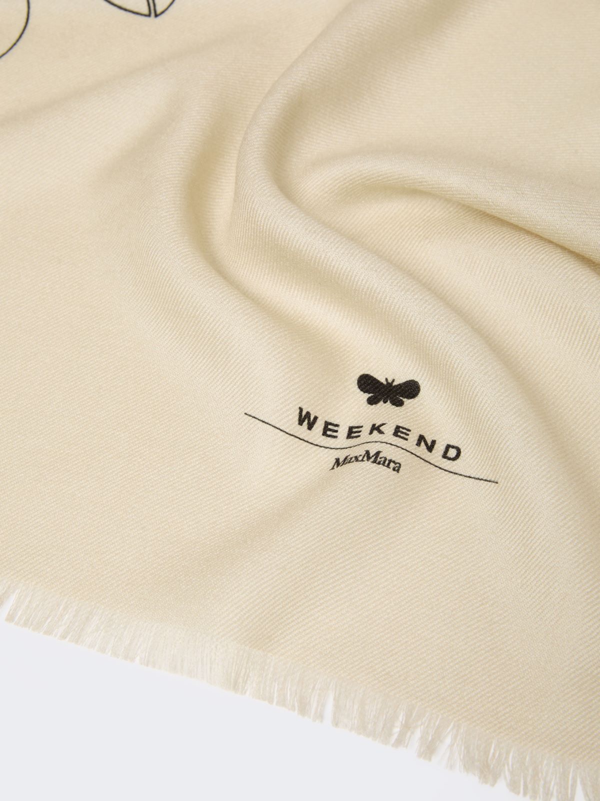 Wool and silk stole - DARK GREY - Max Mara - 4