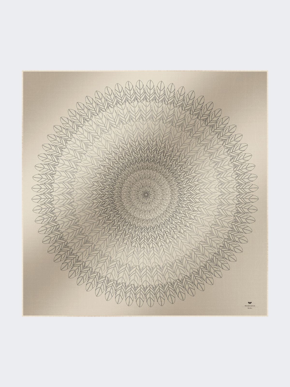 Wool and silk stole - DARK GREY - Max Mara - 9