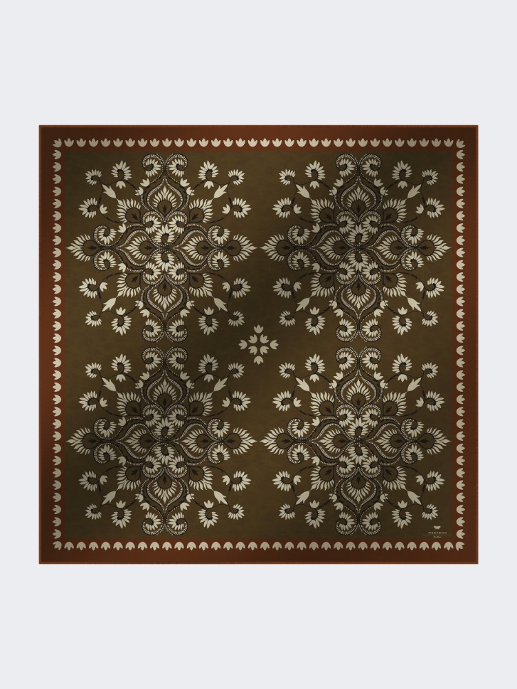 Wool and silk stole - CARAMEL - Max Mara