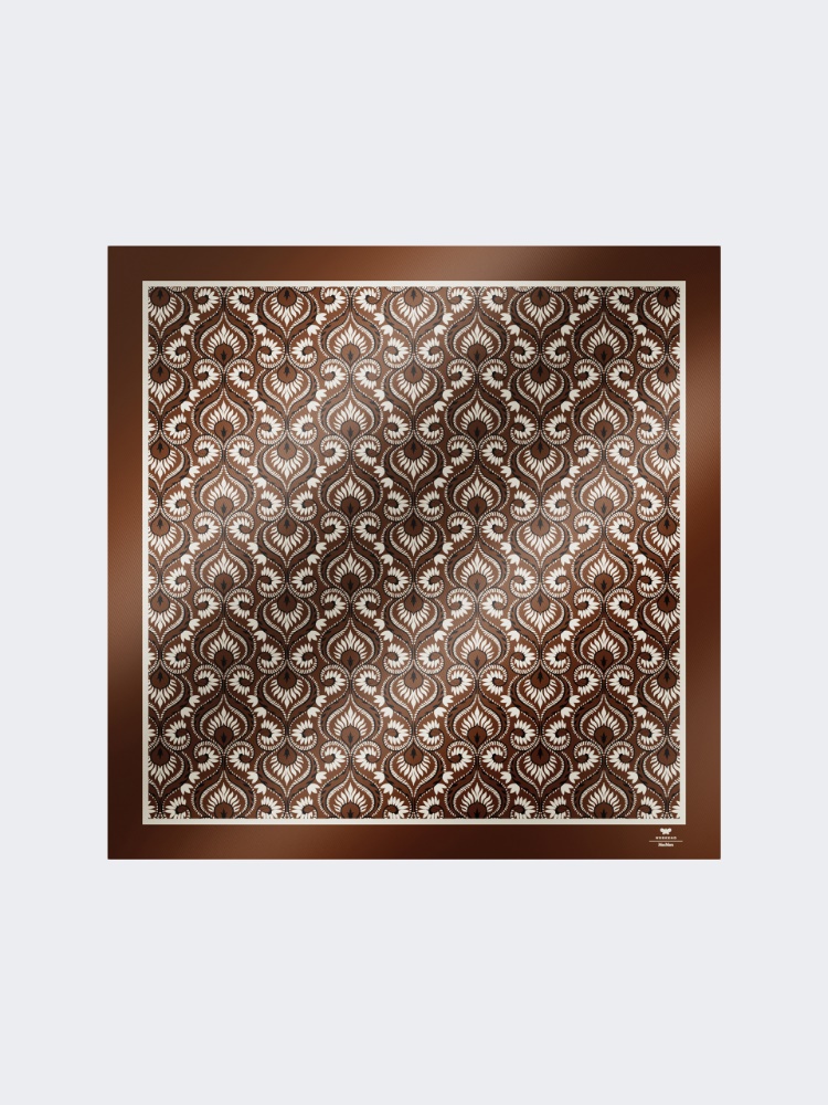 Carré in seta stampata - CARAMELLO - Max Mara