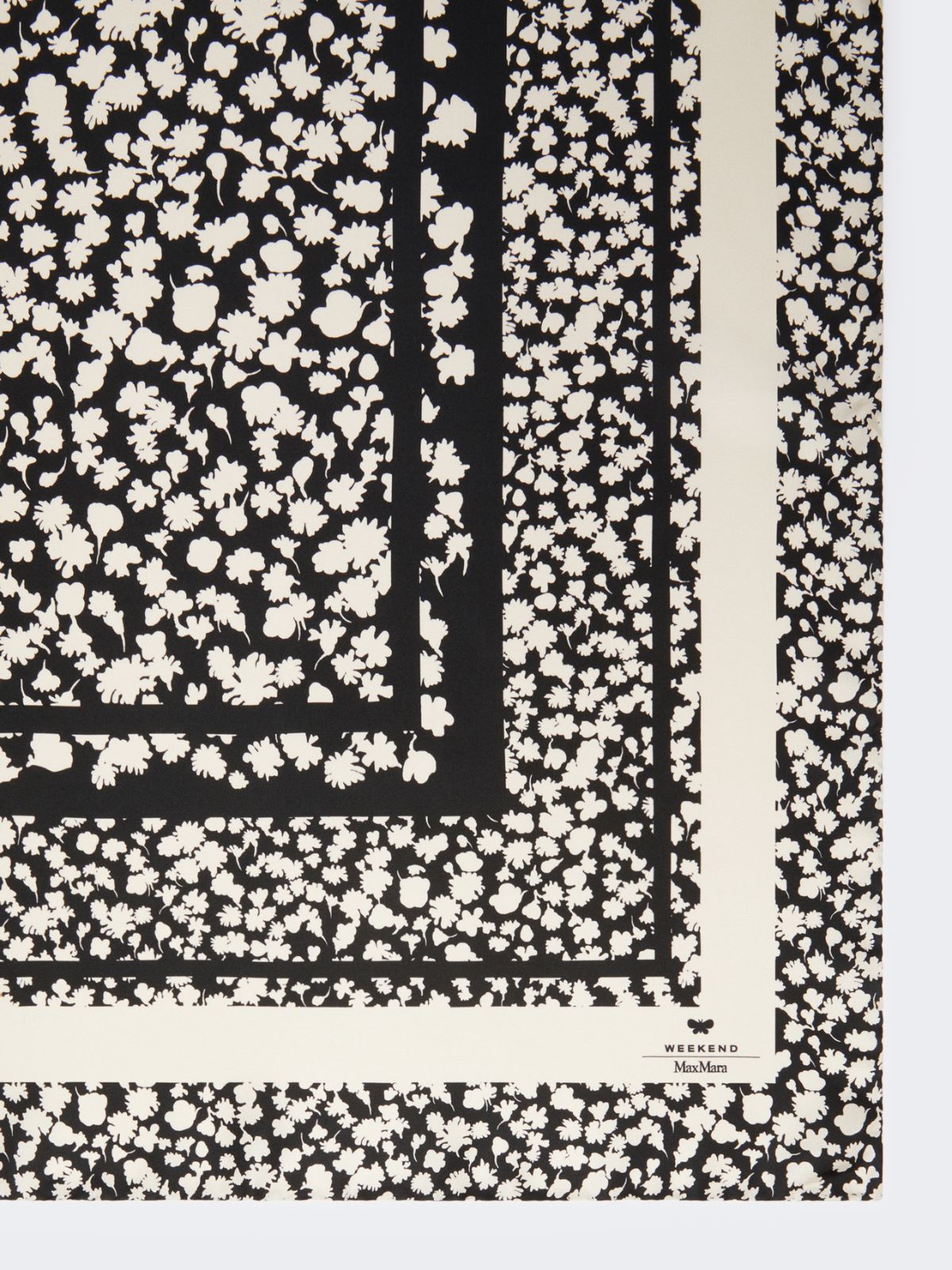 Printed silk twill yoke - BLACK - Max Mara - 4