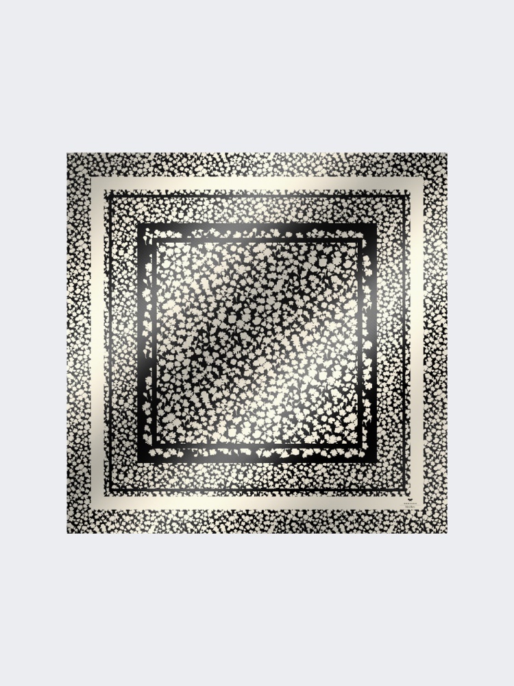 Printed silk twill yoke - BLACK - Max Mara