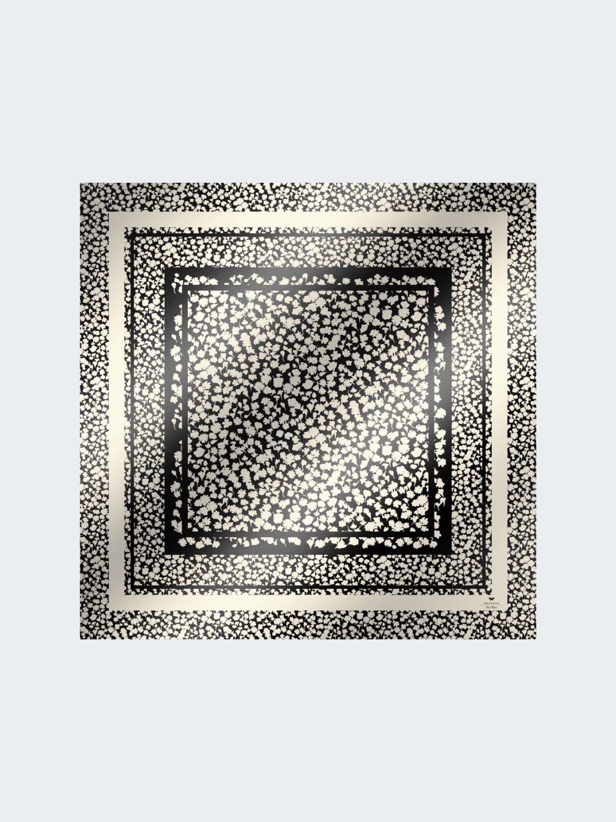 Printed silk twill yoke - BLACK - Max Mara - 4