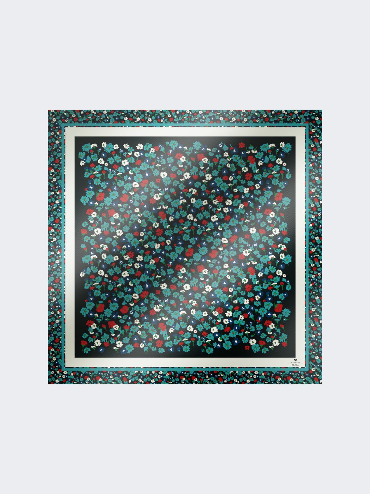 Patterned silk twill foulard - IVORY - Max Mara - 9