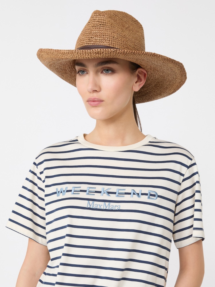 Straw hat - TOBACCO