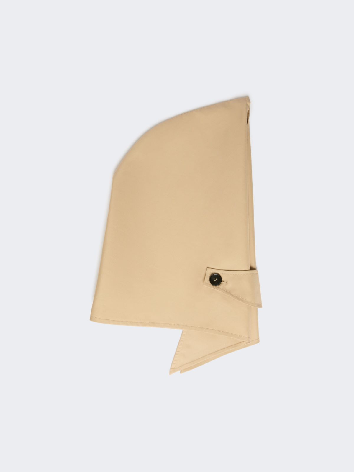 Hat-foulard in water-repellent gabardine - BEIGE - Max Mara - 9