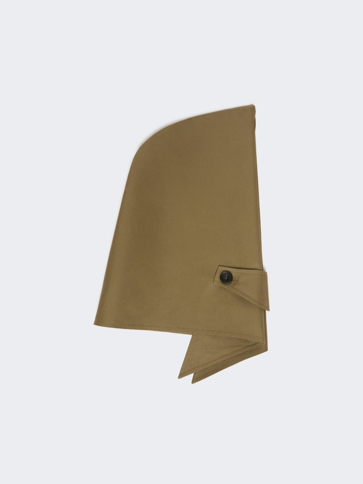 Hat-foulard in water-repellent gabardine - MUD - Max Mara - 5
