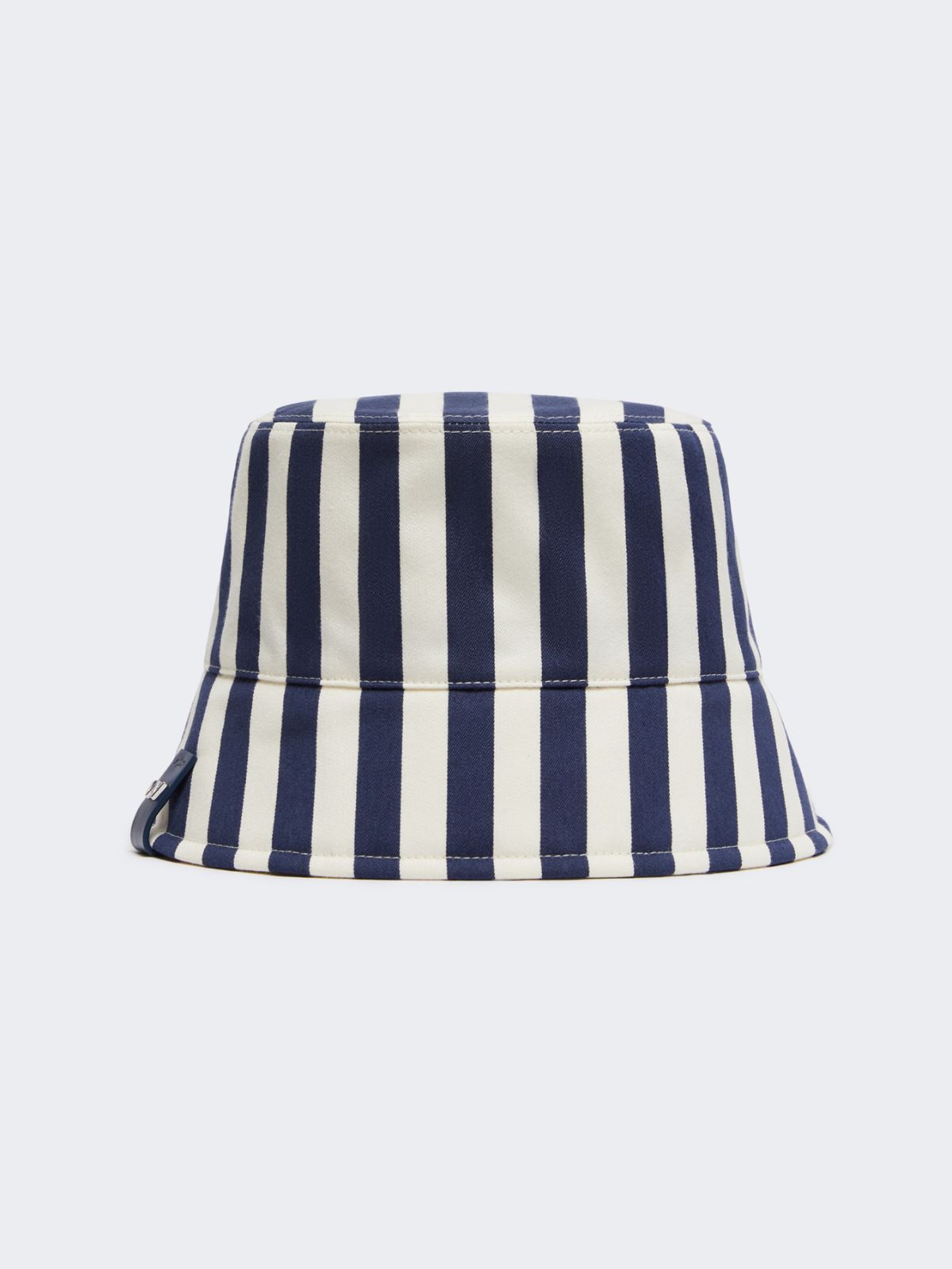 Cloche in cotone a righe - BLU MARINO