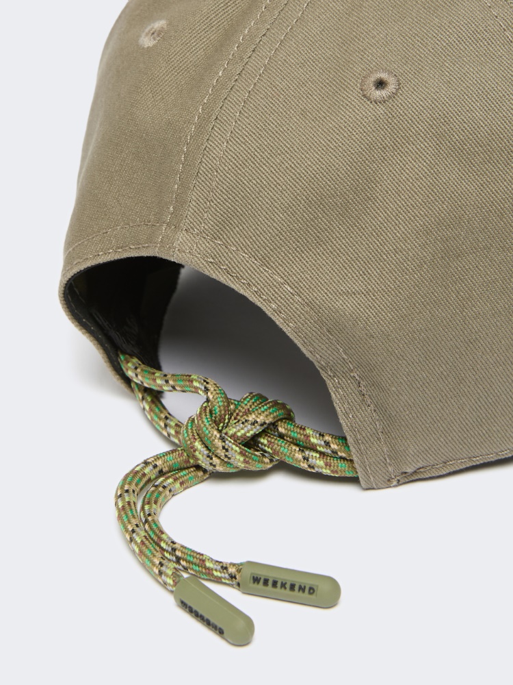 포자 코튼 볼캡 - OLIVE GREEN - 3